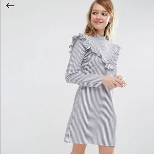 ASOS pinstripe dress